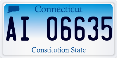 CT license plate AI06635