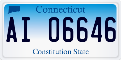 CT license plate AI06646