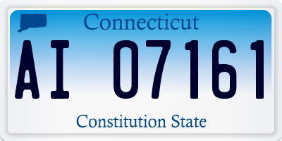 CT license plate AI07161