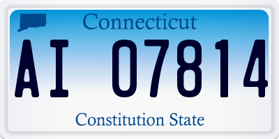 CT license plate AI07814