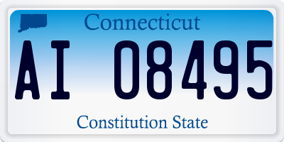 CT license plate AI08495