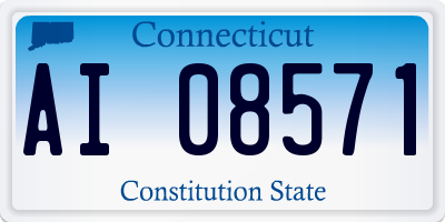 CT license plate AI08571