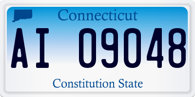 CT license plate AI09048