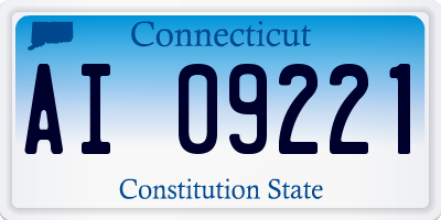 CT license plate AI09221