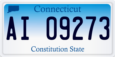 CT license plate AI09273