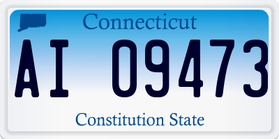 CT license plate AI09473