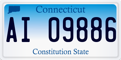 CT license plate AI09886