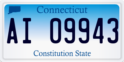 CT license plate AI09943