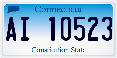 CT license plate AI10523