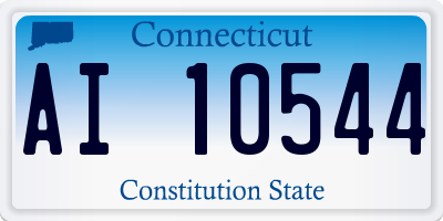 CT license plate AI10544