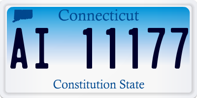 CT license plate AI11177