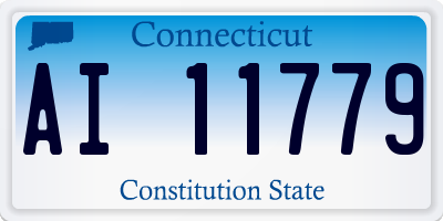 CT license plate AI11779