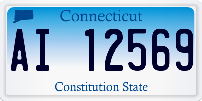 CT license plate AI12569