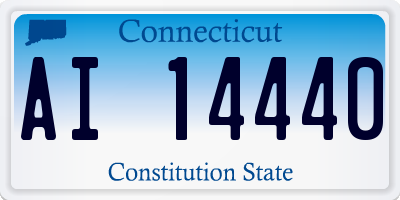 CT license plate AI14440