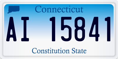 CT license plate AI15841