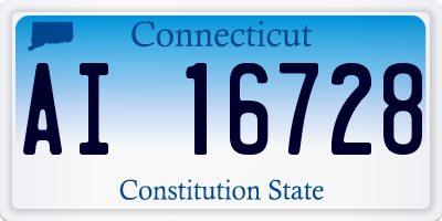 CT license plate AI16728