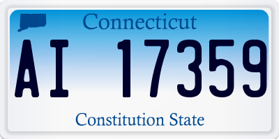 CT license plate AI17359