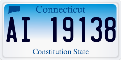 CT license plate AI19138