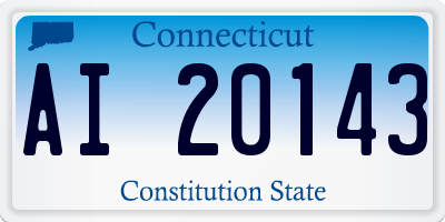 CT license plate AI20143