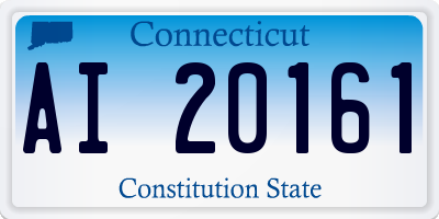 CT license plate AI20161