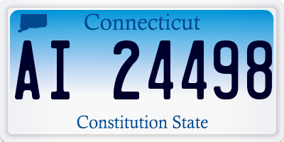 CT license plate AI24498