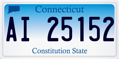 CT license plate AI25152