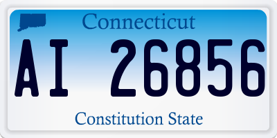 CT license plate AI26856