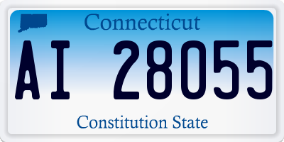 CT license plate AI28055