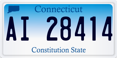 CT license plate AI28414