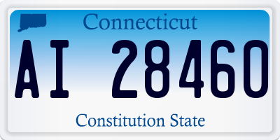 CT license plate AI28460