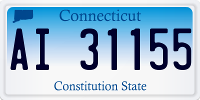 CT license plate AI31155