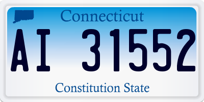 CT license plate AI31552