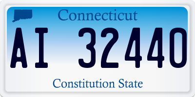 CT license plate AI32440