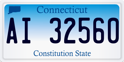 CT license plate AI32560