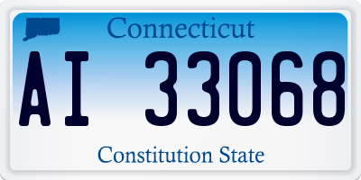 CT license plate AI33068