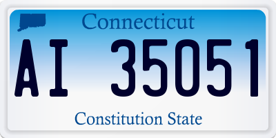 CT license plate AI35051
