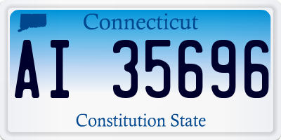 CT license plate AI35696