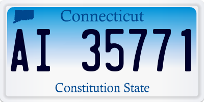 CT license plate AI35771