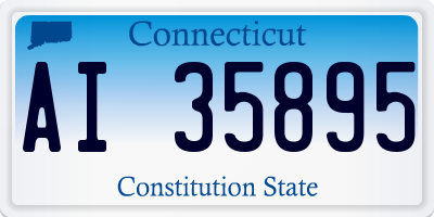 CT license plate AI35895