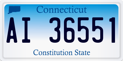 CT license plate AI36551