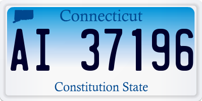 CT license plate AI37196