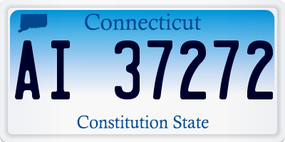 CT license plate AI37272