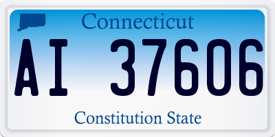 CT license plate AI37606