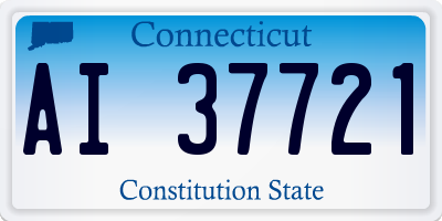 CT license plate AI37721