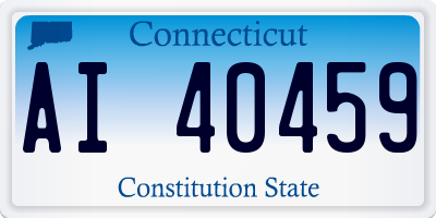 CT license plate AI40459