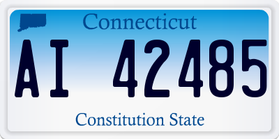 CT license plate AI42485