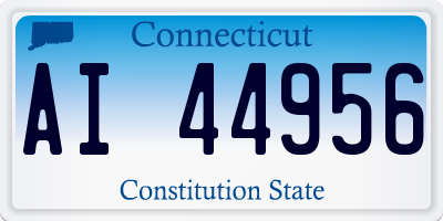 CT license plate AI44956