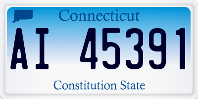 CT license plate AI45391