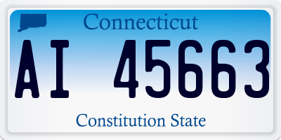 CT license plate AI45663
