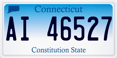 CT license plate AI46527